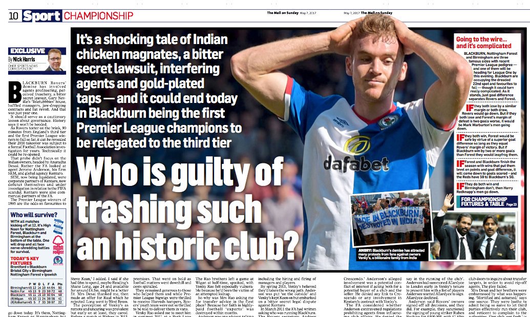 aboaly445's tweet photo. REVEALED: What REALLY happened at Blackburn Rovers. The inside story of how a club... https://t.co/dnIGmpgGVC by #sidlowe via @c0nvey https://t.co/bt0An9e69z