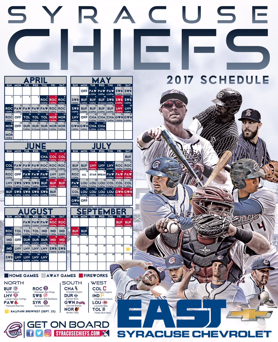 Have you seen our 2017 Poster Schedule!? Special thanks to our sponsor @esyrchevy