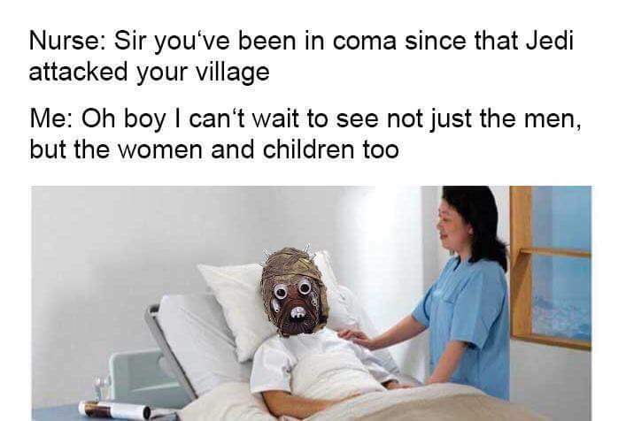 FearlessEagle28's tweet photo. Oh god lol right in the FEELS #StarWars #Memes https://t.co/IIoYjDZffG