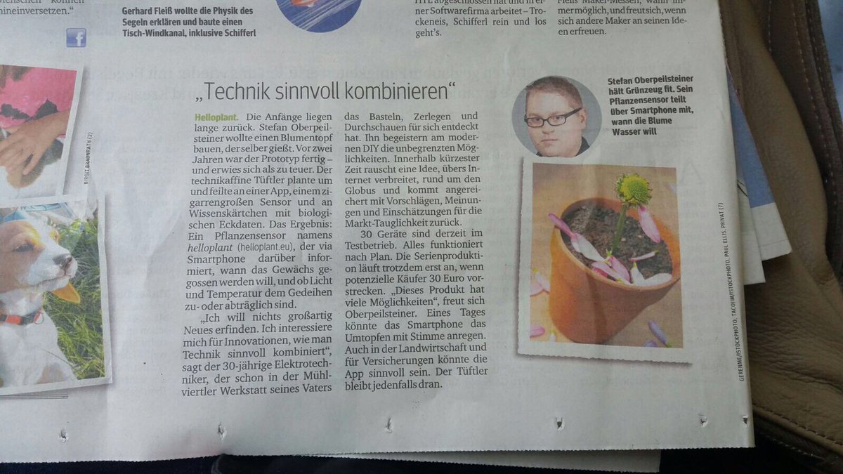 helloplant_'s tweet image. Heute kann man die Entstehungsgeschichte von #helloplant im @KURIERat nachlesen.