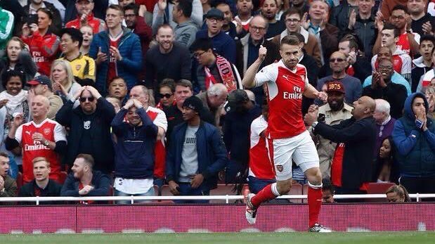 afcstuff's tweet photo. Aaron Ramsey has been awarded the Man of the Match for his performance vs. Man United today. [Sky] #afc https://t.co/2Z3RiMAZ9N
