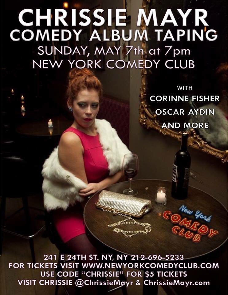 So excited to see my roommate record her debut comedy album tonight at #NewYorkComedyClub with 2 of my favorite comics Corinne & Oscar!