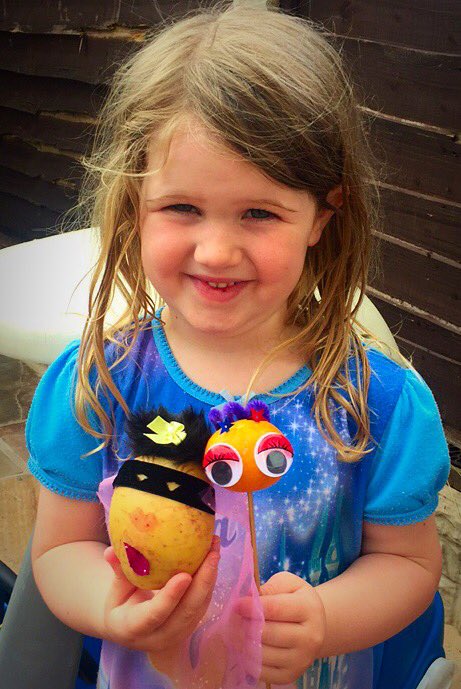 ShaneEccles's tweet photo. @BHCohort2324 Super spud girl and the terrible tangerine #BHhomework https://t.co/rfGx1v0Xn6