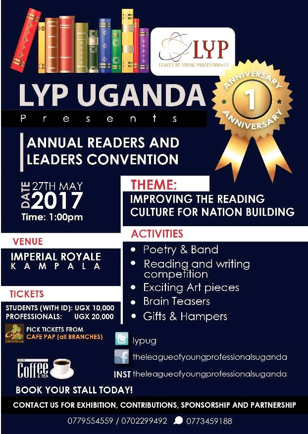 Dont miss the Annual readers convention🙌