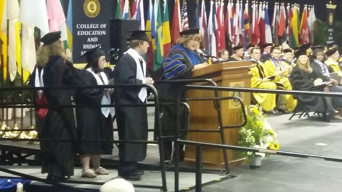 Usedcarr's tweet photo. Congratulations to @Dr_fbrody for graduating from NKU today. You inspire me to be better!  Keep chasing your dreams! https://t.co/ECNPh5kouL