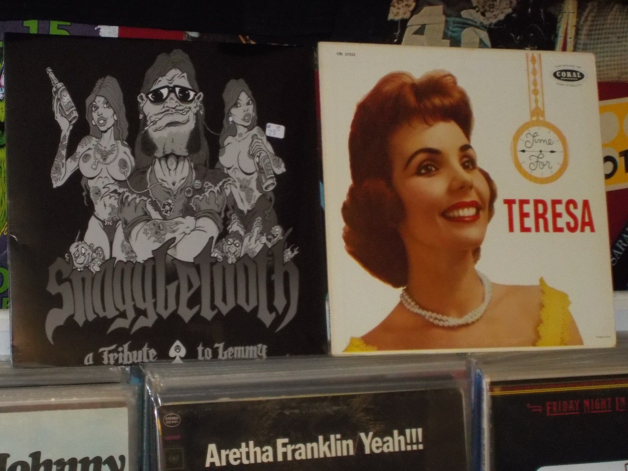 Happy Birthday to Phil Campbell of Motorhead & the late Teresa Brewer 