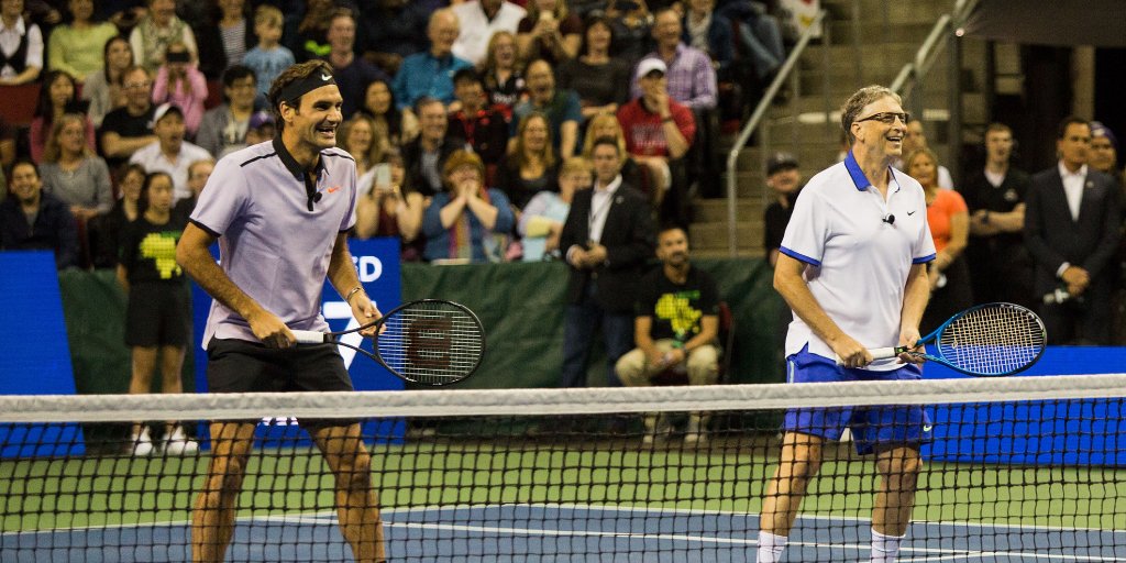 Taima2007's tweet photo. I had a lot of fun playing tennis to support The Roger Federer Foundation. I wrote... https://t.co/sMMcG2KNoP by #BillGates via @c0nvey https://t.co/NHZmqRIiW5