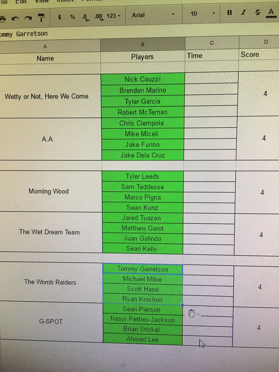 Assassins_17's tweet photo. Matchups for round 4. This is the last round to use revives. https://t.co/xfkap0d4P9