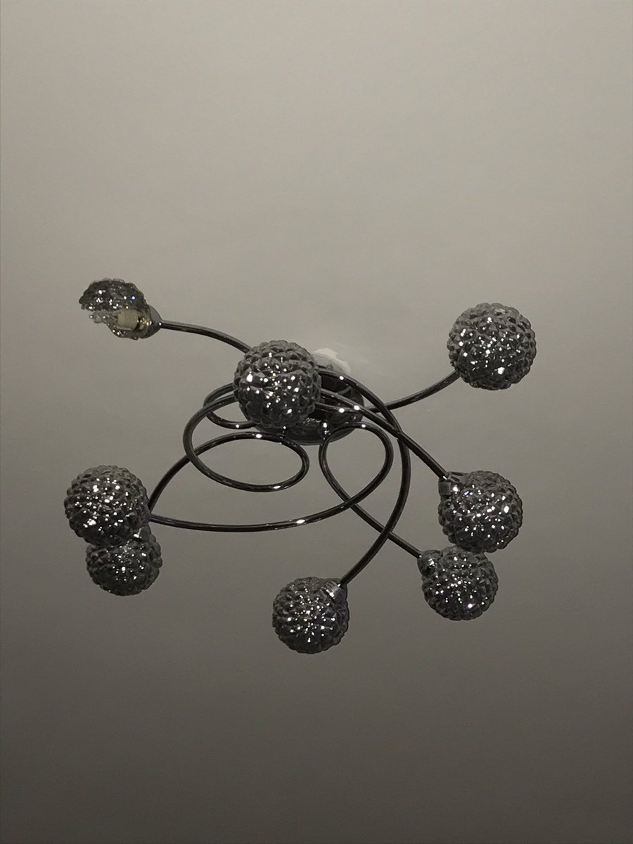 JoStew83's tweet photo. Don't buy this light from @nextofficial , been up two weeks and one has broken and smashed onto my front room floor https://t.co/RowABPUoOI