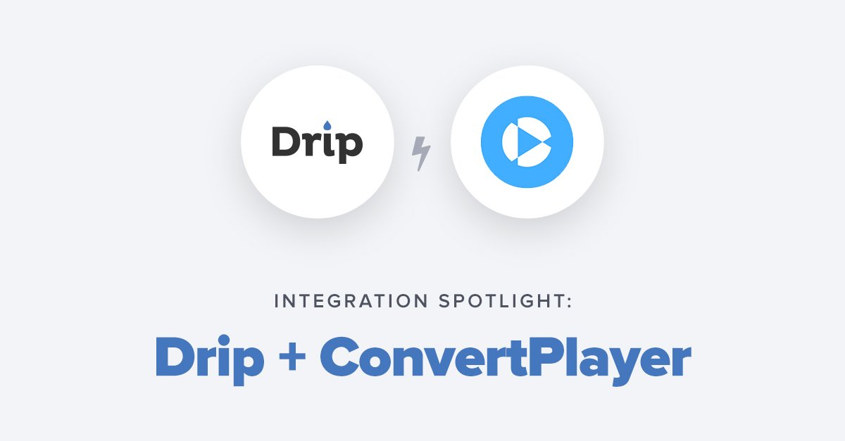 getdrip's tweet photo. Drip + @ConvertPlayer  How to Turn Any Video into a Highly Effective Opt-in Form https://t.co/ppqUe5XYaH https://t.co/J6hneFpnE5