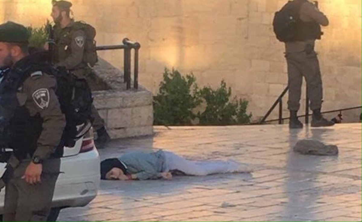 Innalil'Lah. Fatima Afif Abdul Rahman, 16, warga Palestin ditembak mati di Baitul Maqdis hari ini. Israel dakwa dia cuba tikam askar Zionis.