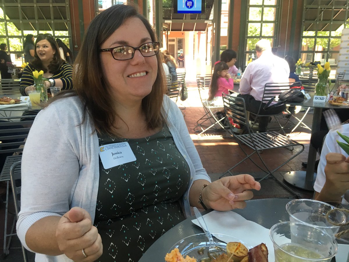 hollowayreader's tweet photo. Enjoying Sunday Best brunch @utcgold Proud to be #utcalumni #GoMocs https://t.co/gczcjX05WJ
