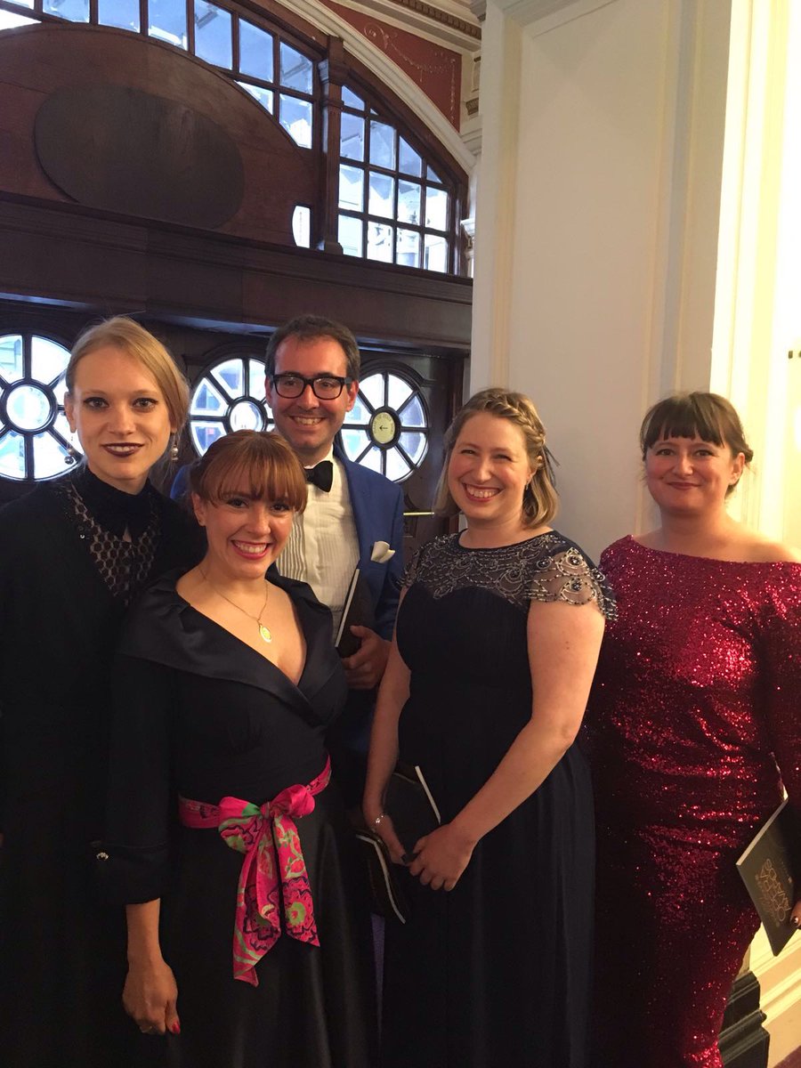 glyndebourne's tweet image. Our brilliant education team all dressed up for tonight's Opera Awards. Best of luck to all nominees #OperaAwards2017