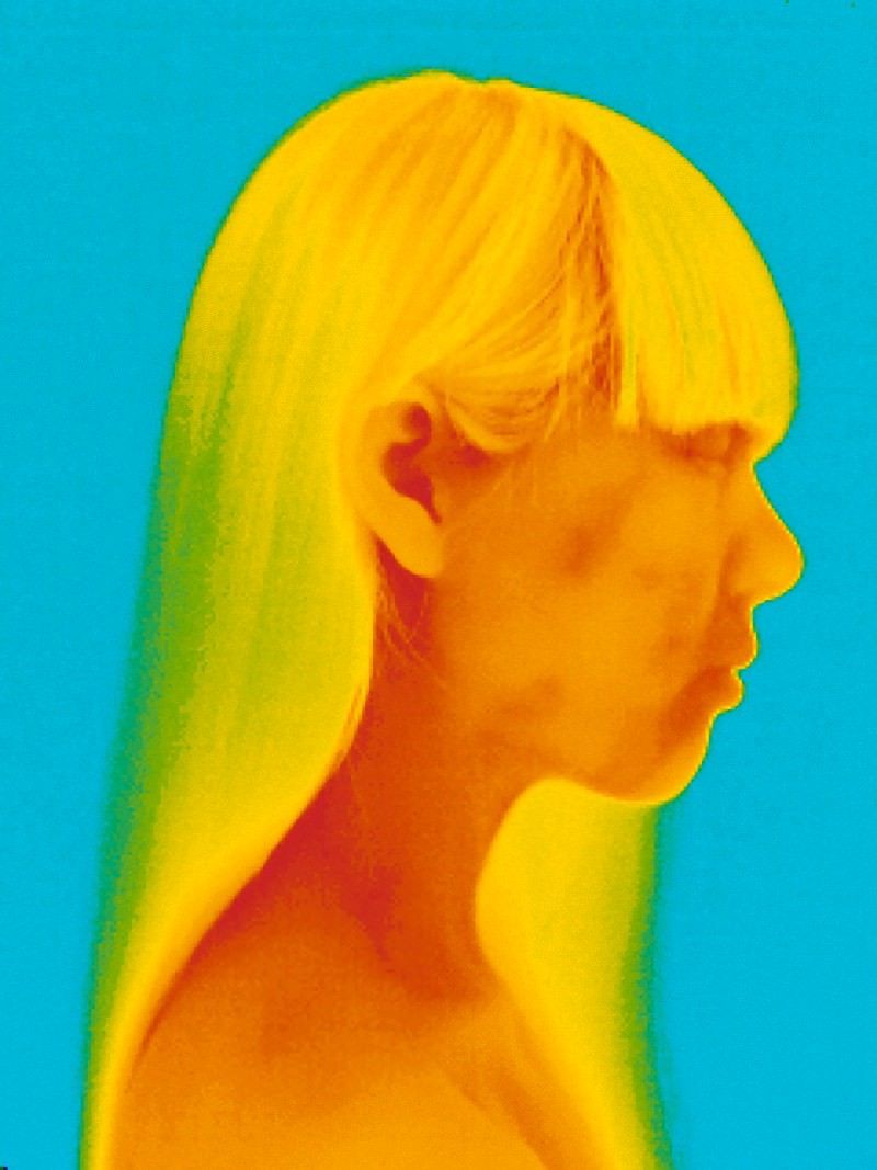 Thermal camera art by Japanese artist Kenji Hirasawa, super interesting stuff, find out more > maybeokay.com/axf