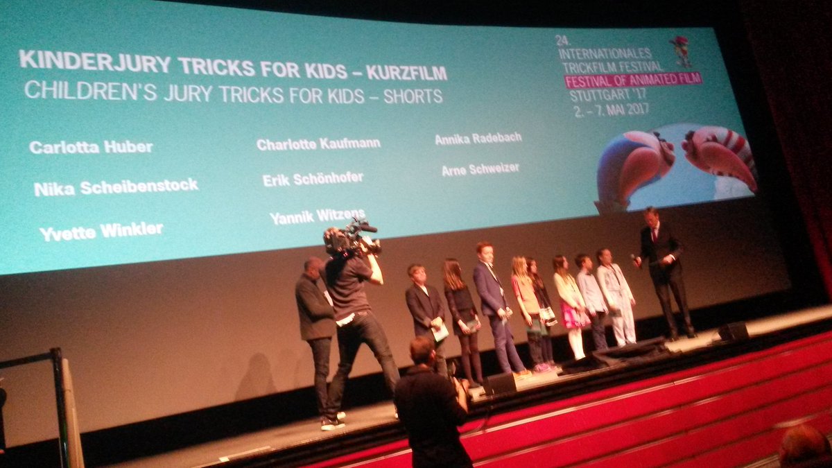 Eine Jury aus 8 Kindern hat über den Preisträger abgestimmt #HdMgoesITFS #ichtrickaus #itfs