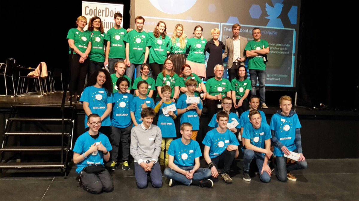 CoderDojoBe's tweet image. WAUW @coolprojectsbe!!! Wat-was-dat! Niet normaal wat jullie vandaag hebben laten zien! Bedankt alle deelnemers en vrijwilligers!! #trots