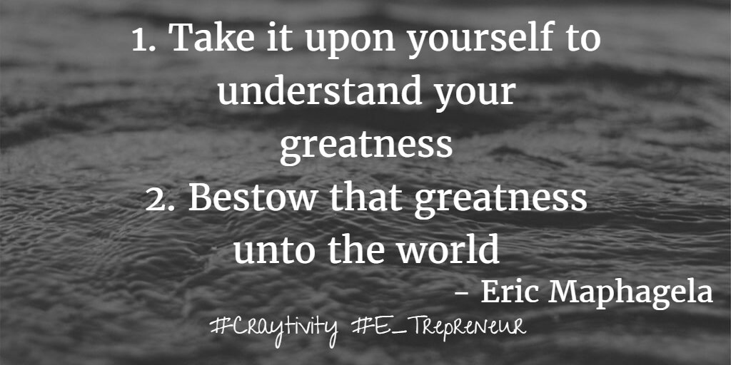 mav_avenue's tweet photo. We are all great at something. #ThinkBIGSundayWithMarsha #Craytivity #E_Trepreneur #Entrepreneur #Motivation #Greatness #Success https://t.co/r2aAJ6ba92
