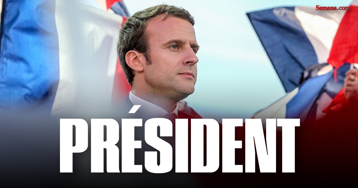 #EleccionesFrancia2017 🇫🇷 | Emmanuel Macron es el nuevo presidente de Francia