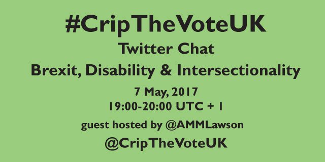 OccupyLondon's tweet photo. Disabled in UK? Join the LIVE Twitter chat on #Brexit #disability & #interesectionality #olsx #CripTheVoteUK https://t.co/t1qCUAbcCO