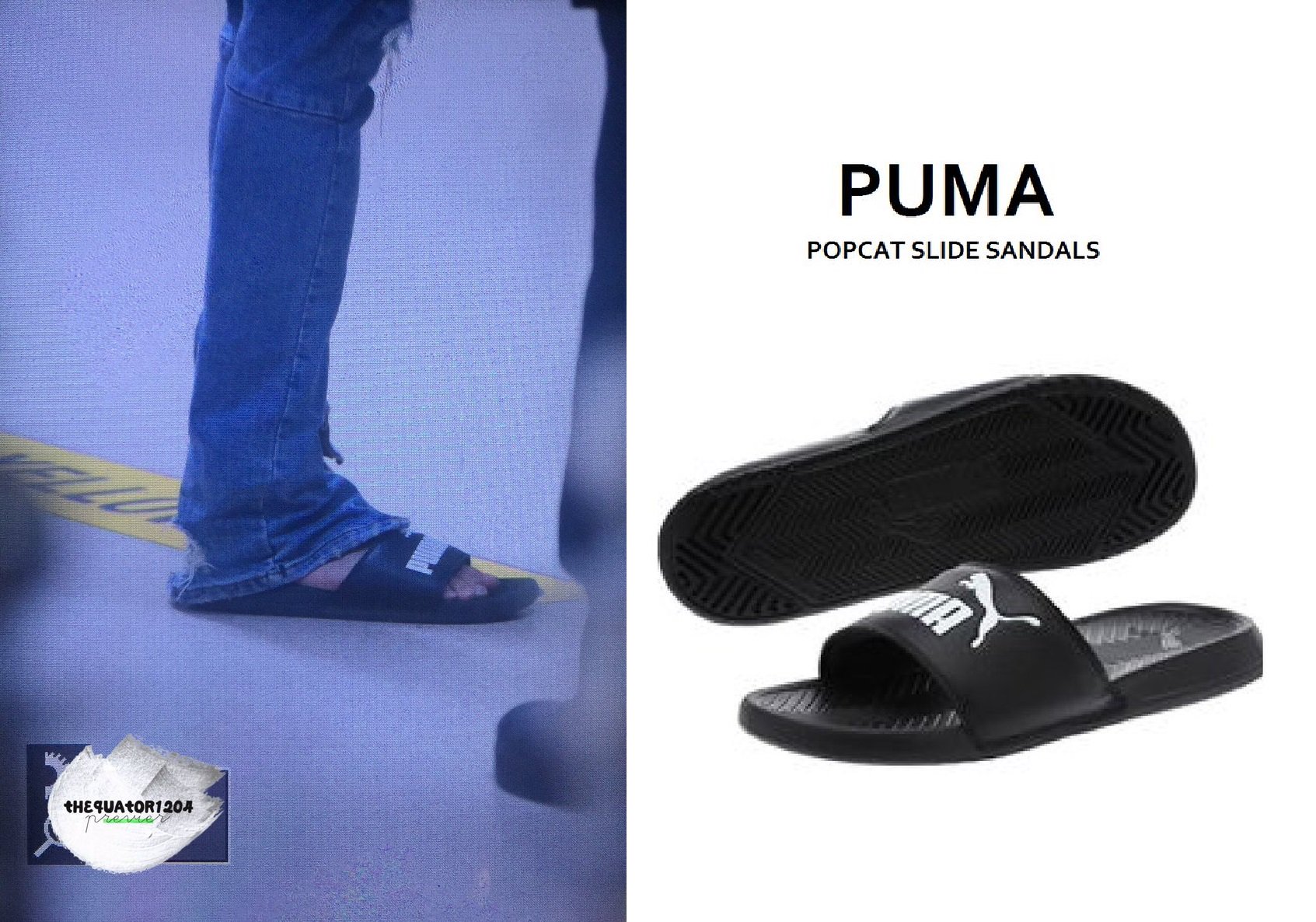 bts puma slippers