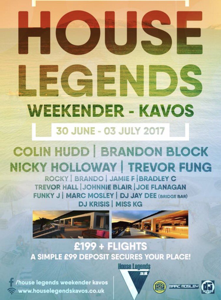 houselegendskav's tweet photo. A Weekender in the sun ☀️https://t.co/CIPFzIPmz0 @colinhudd @Brandonblock @DJBrandoLondon @nickyholloway  @FastFarky @misskg41 #June https://t.co/ZKRYEQVfN2