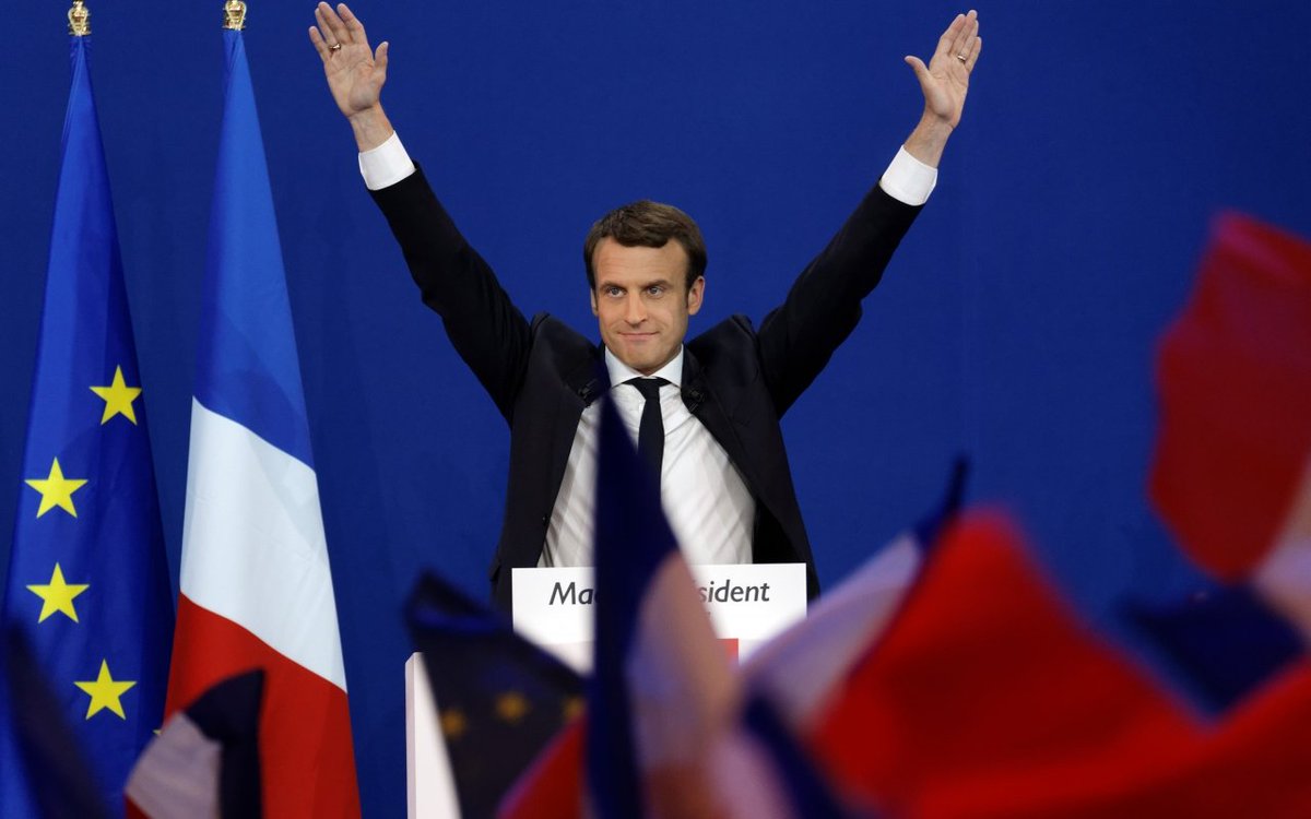 RedTRaccoon's tweet image. VIVE LA FRANCE

RETWEET A THANK YOU TO THE FRENCH PEOPLE FOR OVERCOMING HATE AND ELECTING EMMANUEL MACRON OVER MARINE LE PEN

HOPE OVER FEAR