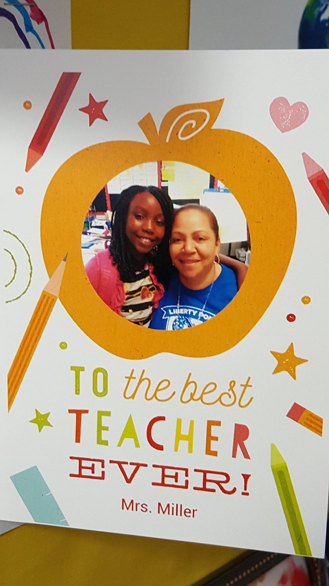 Personalized card created by this Talented student!