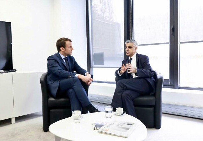 SadiqKhan's tweet photo. The French people have chosen hope over fear and unity over division. Congratulations @EmmanuelMacron. #FrenchElection https://t.co/zSNRaEdPRE