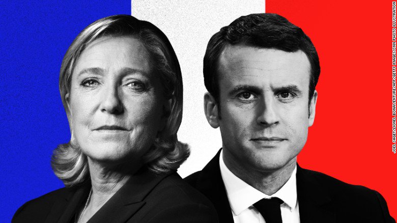 CNN's tweet photo. Le Pen told supporters that she has called Macron to congratulate him https://t.co/uA3lREhRKp #Presidentielle2017 #frenchelection2017 https://t.co/KvdpAc5SY6