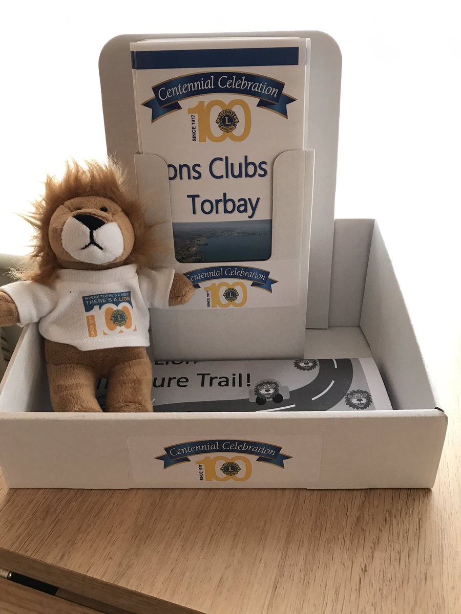 BBSMLionsClub's tweet photo. They have arrived!! #LionsClubs #100YearsOfService #Torbay #CentennialProject https://t.co/Y1XUEA4ZtL