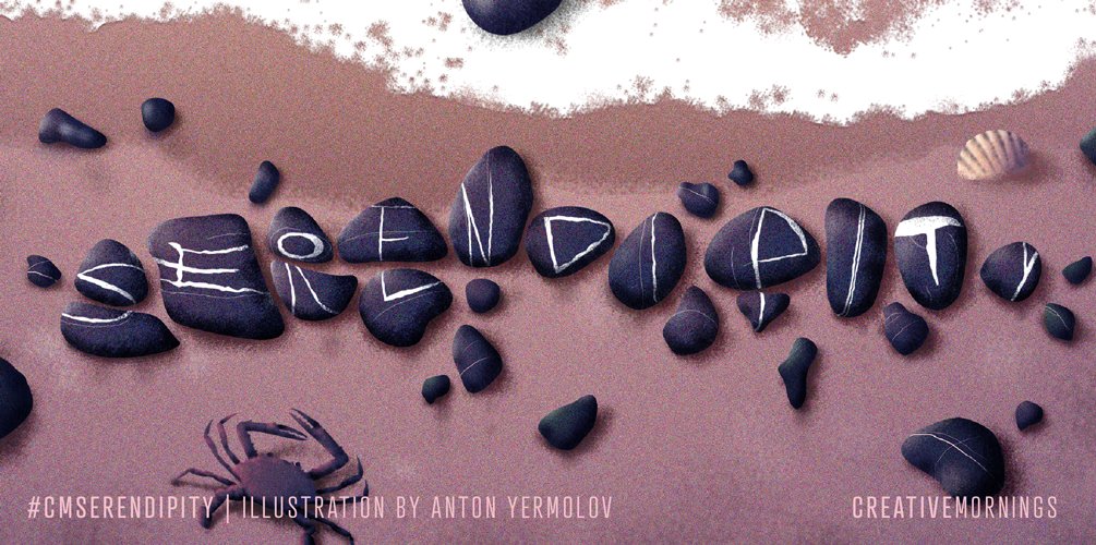 May’s theme is #CMserendipity, chosen by our @moscowcm chapter! Find the next event near you: creativemornings.com/themes/serendi…