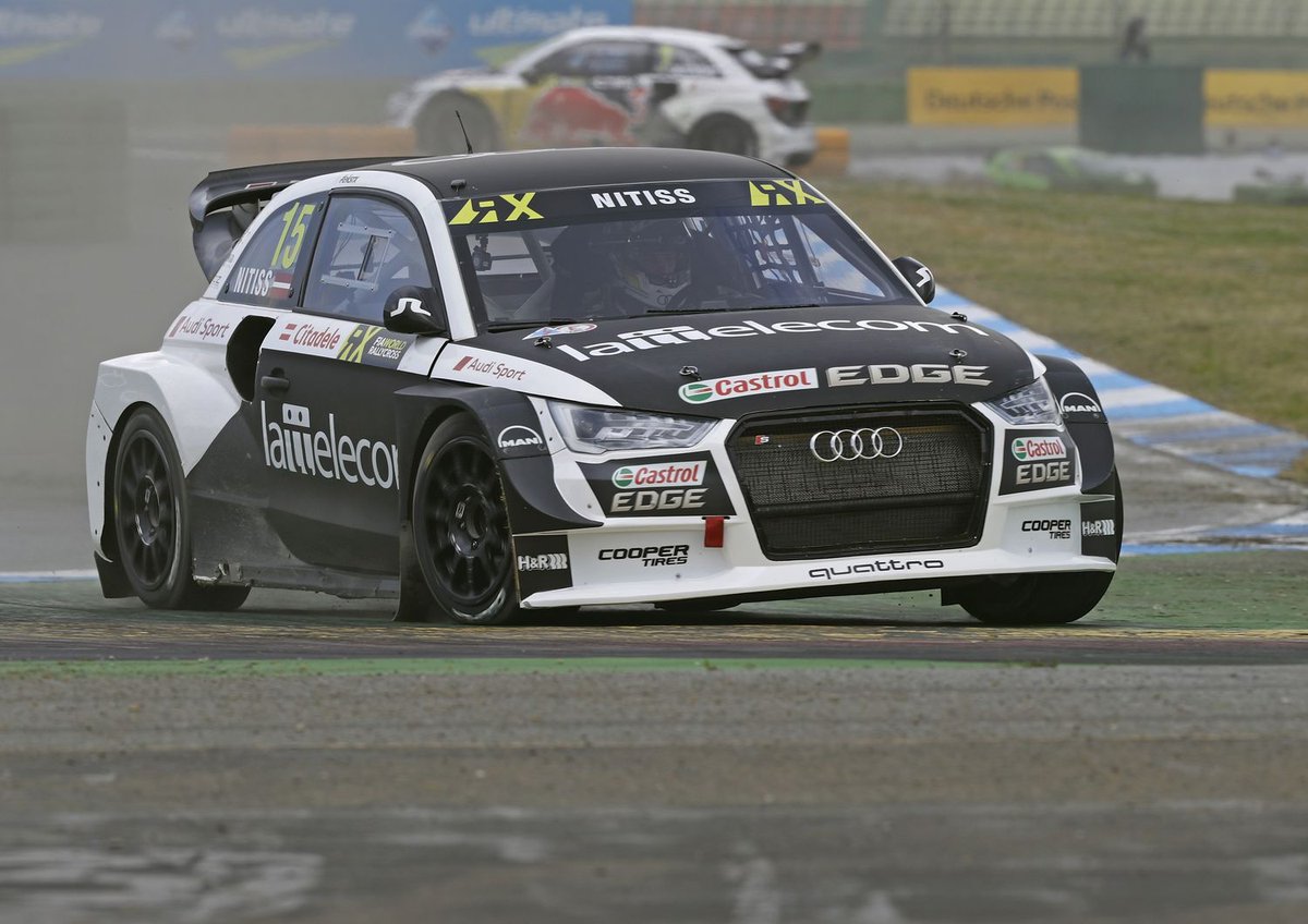 kristinja's tweet photo. PUSFINĀLĀ TRĪS AUDI
📃📃 https://t.co/qpYgCiiXiv 
#PasaulesRX #HockenheimRX #EKS #AudiS1 #RN15
📸 #EKS by #ghettogames via @c0nvey https://t.co/B8kg37m3dA