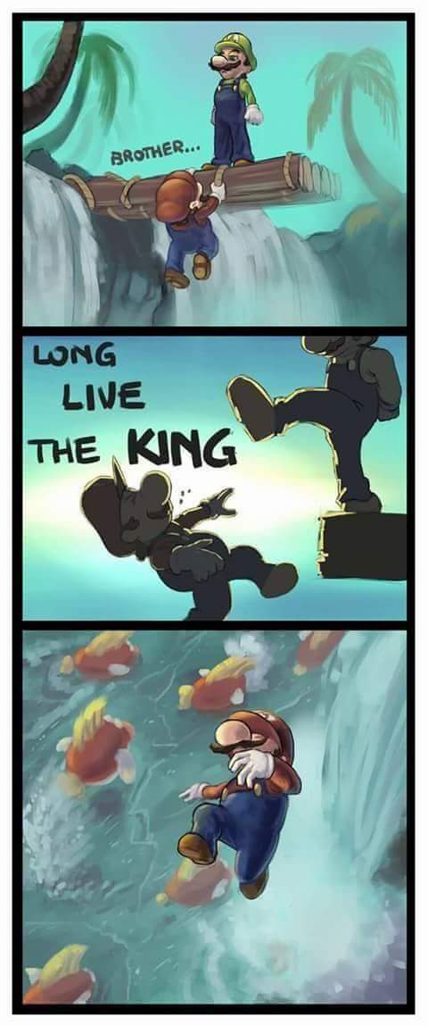 FearlessEagle28's tweet photo. Luigi is a savage #mario #luigi https://t.co/nvziRoJwZv