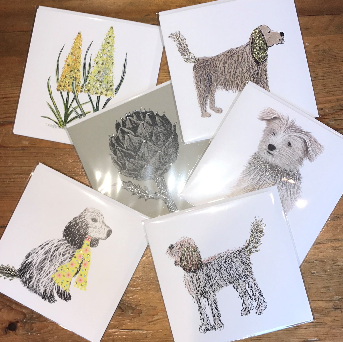 issima_york's tweet photo. New collection of Cards in the shop from English Graphics is really different. Not seen anything quite like these before. Lovely 😍#Issima https://t.co/OvBo9byFol