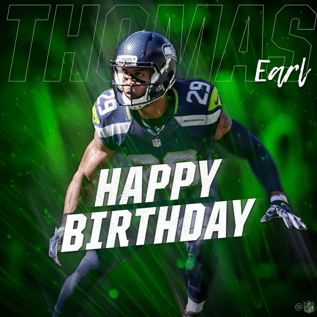 Super Bowl champ 5x Pro Bowler 5x All-Pro Happy 28th Birthday,  