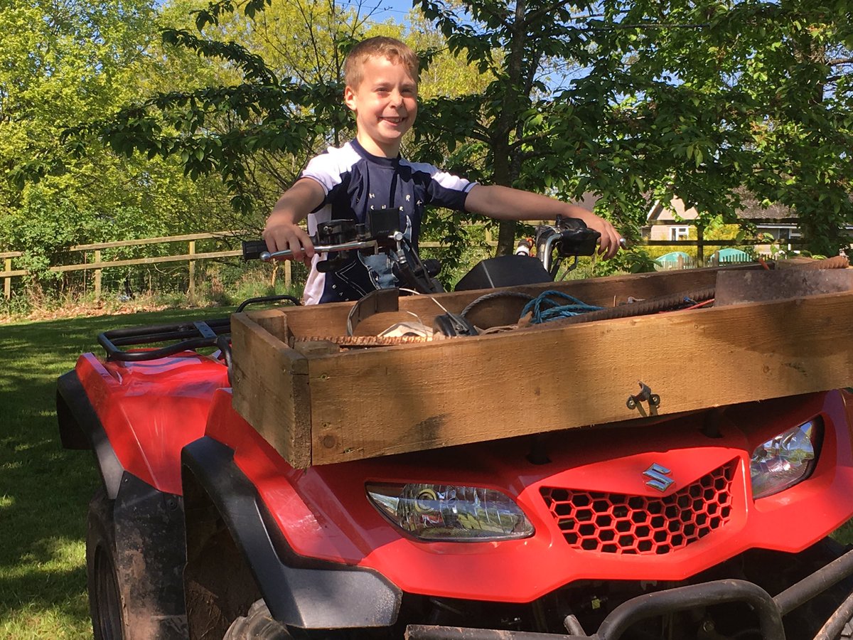 nikkismith333's tweet photo. Homework task - #have fun and Reub did just that @cl3ArchdeaconG #quaddriving  #cartwheel #riverswing #trampoline https://t.co/PSvTK1hmFz