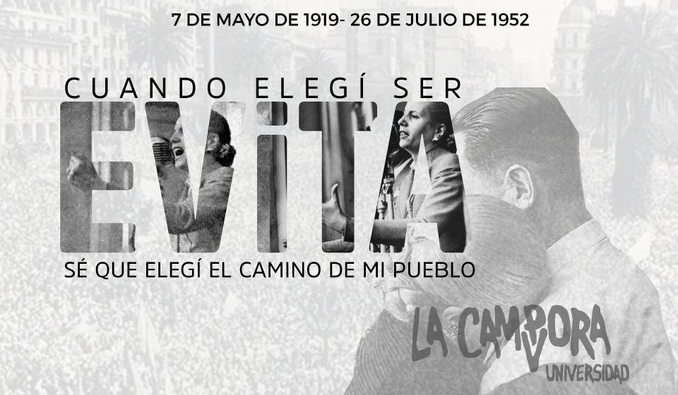 identidadexacta's tweet photo. Con Evita como bandera eterna. https://t.co/th5K85tiFE
