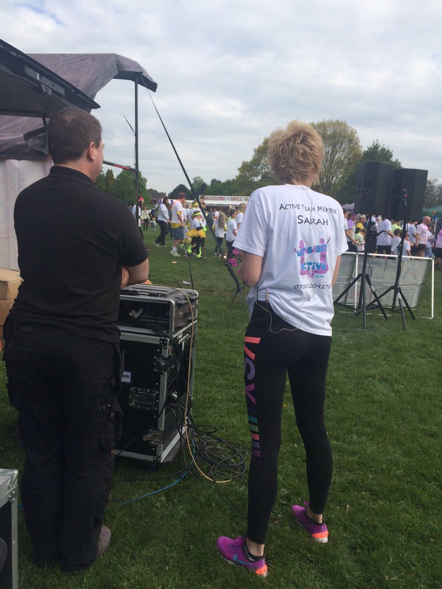 letsgetactiveuk's tweet image. Today at the Colour blast dash at Darley Park. #lauracentre #darleypark