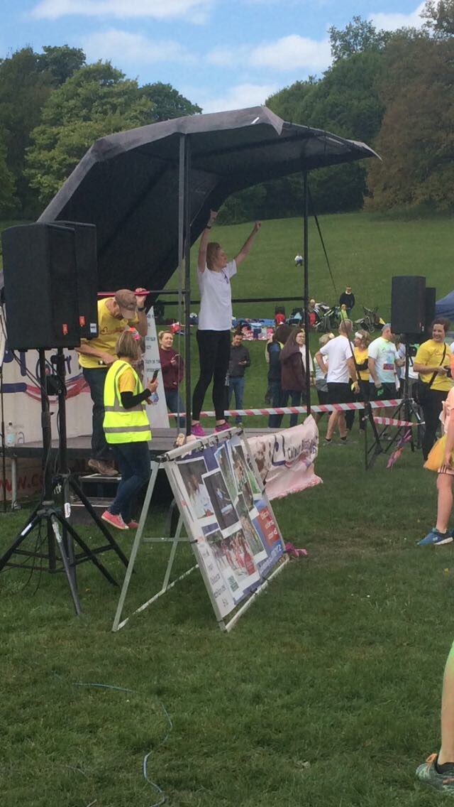 letsgetactiveuk's tweet image. Today at the Colour blast dash at Darley Park. #lauracentre #darleypark
