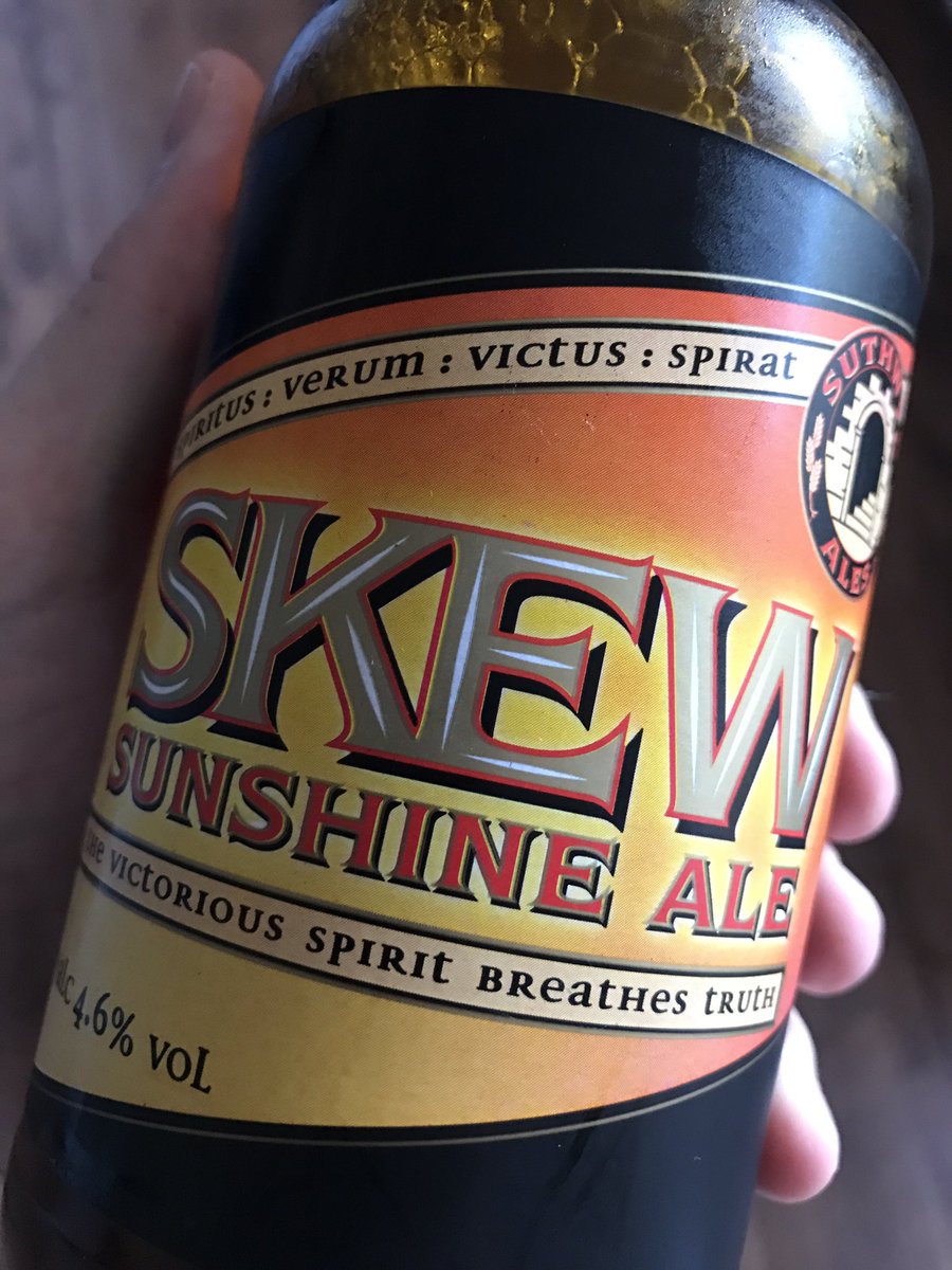 Tonight's #Ale from @SuthwykAles #Skew #SunshineAle #GoldenAle #Fareham #Hampshire #LocalAles