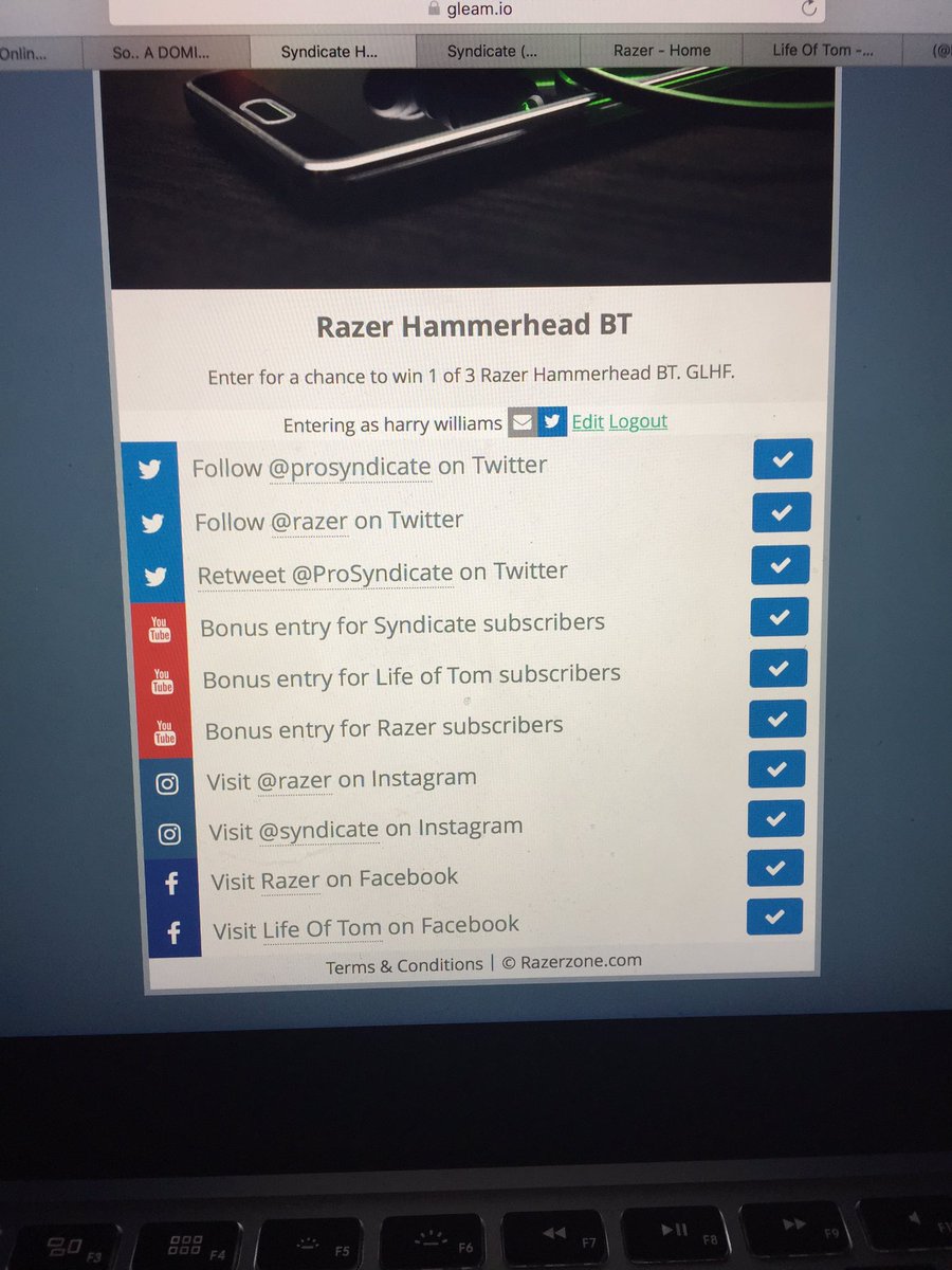 Johnwick6044's tweet image. Complete 🤘🏻@prosyndicate #lifeoftom #razergiveaway #prosyndicate