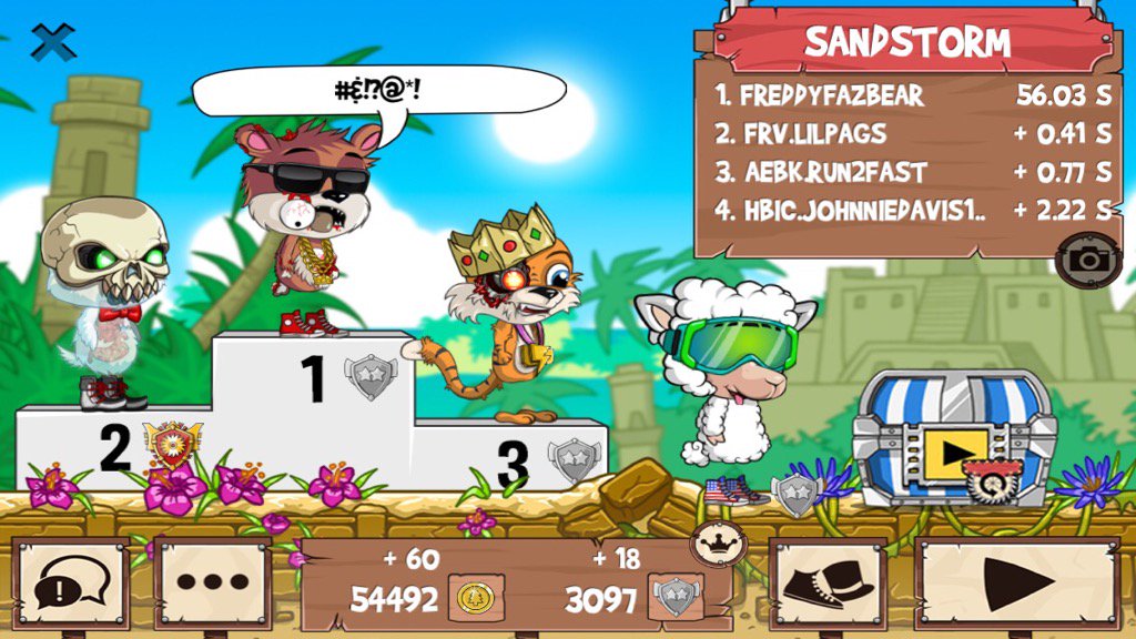 Fazbear87Freddy's tweet photo. Want to catch an L? #funrun2 #LilPags #run2fast #Johnniedavis10 https://t.co/TaNcYVnB40