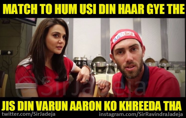 SirJadeja's tweet photo. Glenn Maxwell Explaining Reason For #KXIP's Loss To Owner Preity Zinta
#RCBvKKR #KKRvRCB #KXIPvGL #GLvKXIP #IPL #Varun #Aaron #GlennMaxwell https://t.co/8CPa6iKVQ0