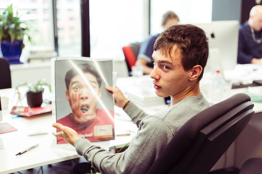 BoundlessAU's tweet photo. Friday was presentation day for our Shepparton Year 10s! Here's Jack and Georgia pitching their campaign at @PublicisAus https://t.co/xS4pbZUi9X