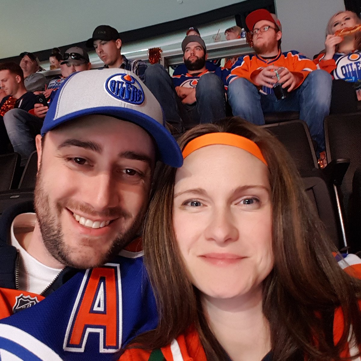 RxStorey's tweet photo. Let's go OILERS #orangecrush https://t.co/RdNhqIUQ87