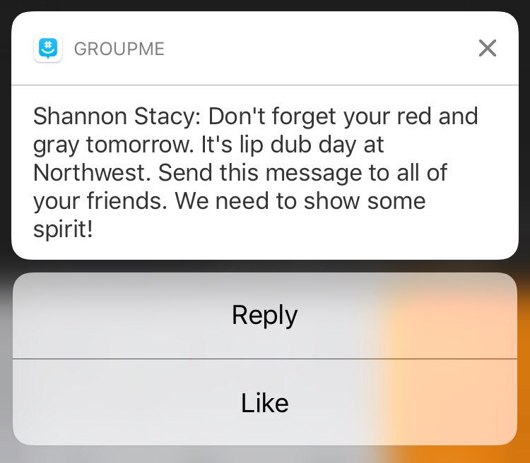 Gabriellezink's tweet photo. northwest lip dub tomorrow 🎉🎉🎉🎉 don't forget your red and gray❤️❤️ https://t.co/HDvFHNTVhD