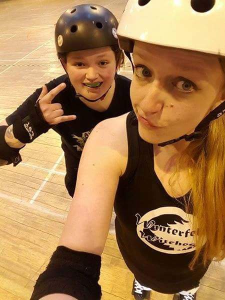 ayrshirerollerd's tweet photo. R2-Deck You and our newly mins passed Flamingo were at Glasgow Men's Roller Derby's Jammer Club yesterday! Cheers guys! https://t.co/JRZ9z8A7Gl