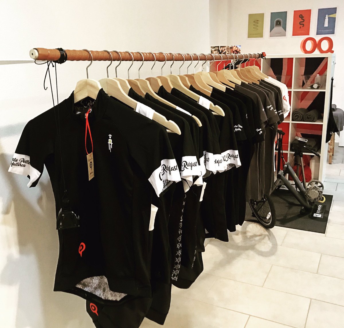 OQServiceCourse's tweet photo. The new #OQRideFast cycling jerseys & bibshorts in women's & men's sizes have arrived at #OQServiceCourse pop in for coffee & some new kit!๐ https://t.co/vCYW7Eqf4P
