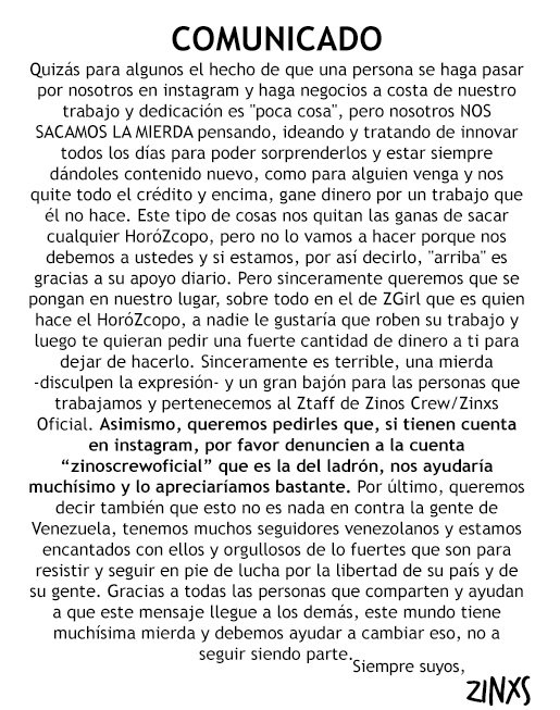 zinos__'s tweet photo. Esto es lo último que queremos decir. Apreciaríamos que si valoran nuestro trabajo den RT a este tweet y lo compartan, por favor. 
Gracias. https://t.co/toU9DdbCVl