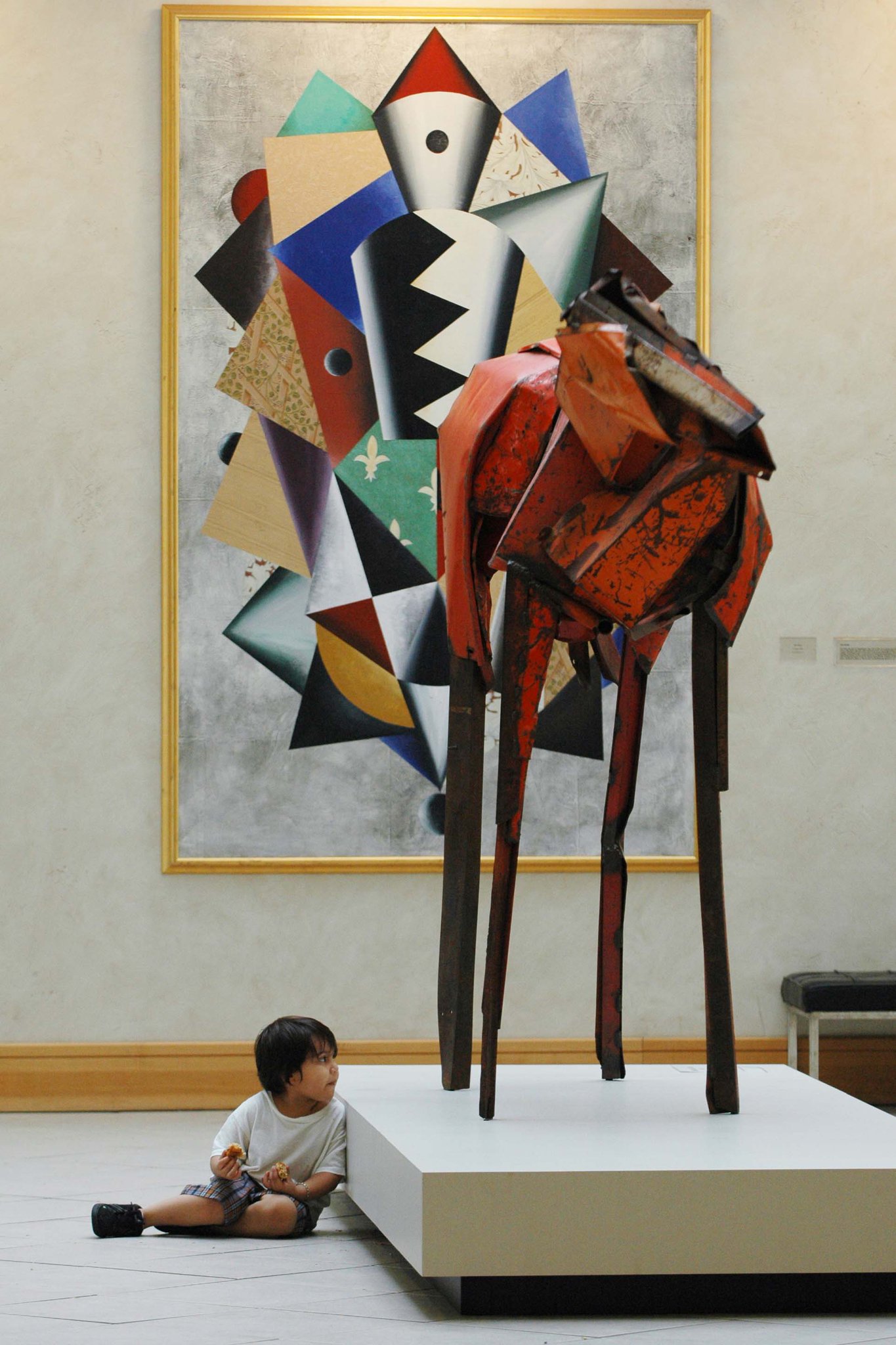 Happy birthday to the dynamic Equus-inspired Landmarks artist Deborah Butterfield. Photo by Christina S. Murrey. 